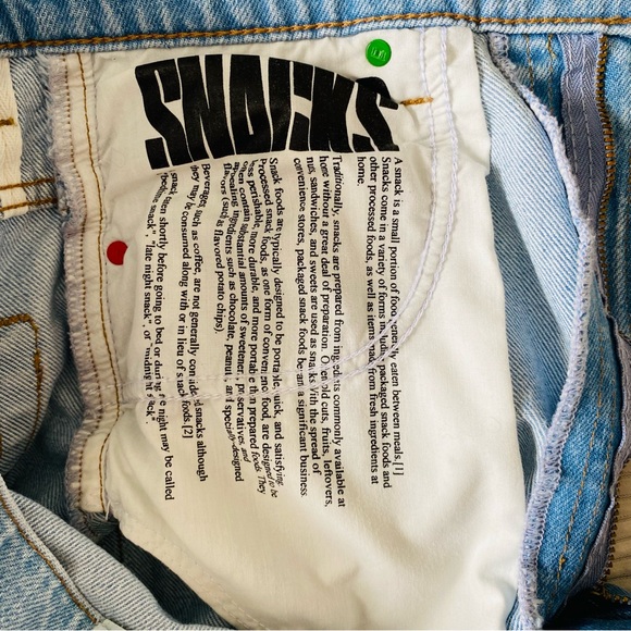 MOTHER Denim SNACKS High Waisted Twizzy Skimp Just A Nibble Light Wash Jeans 27 - Picture 10 of 15